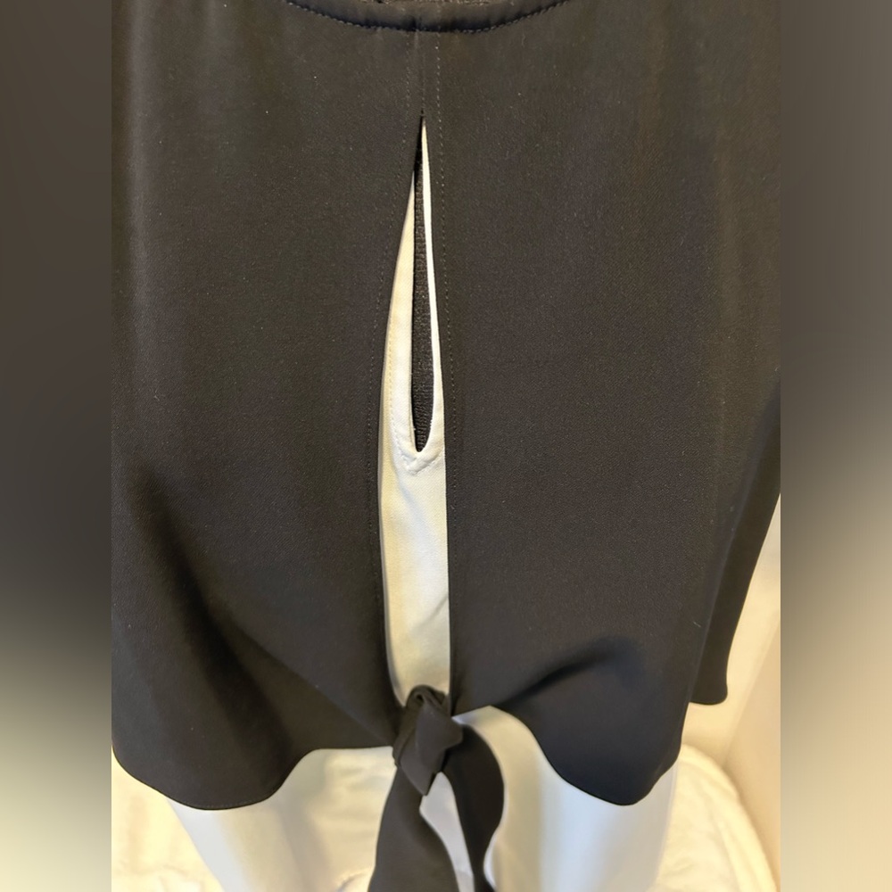 Eloquii Women's Black and White Blouse Size 16 - Picture 2 of 7